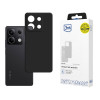 3mk Silicone Case suojakotelo Xiaomi Redmi Note 13 5G:lle, musta