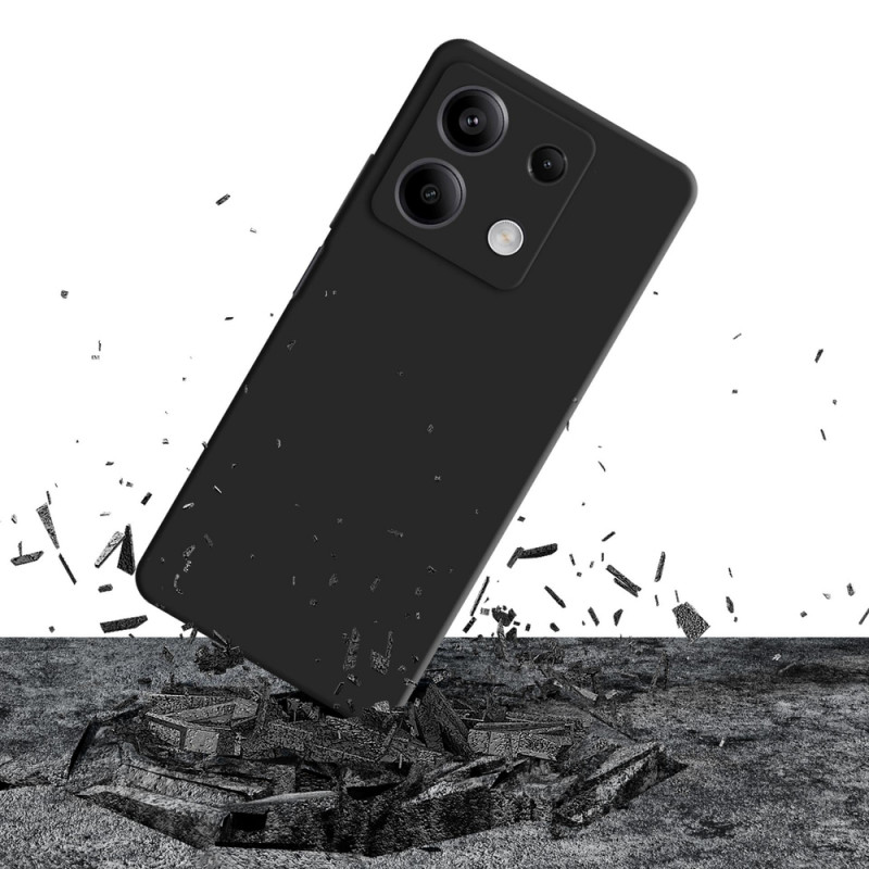 3mk Silicone Case suojakotelo Xiaomi Redmi Note 13 5G:lle, musta