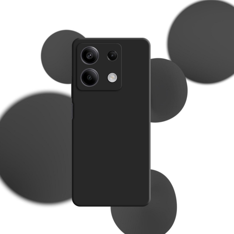 3mk Silicone Case suojakotelo Xiaomi Redmi Note 13 5G:lle, musta
