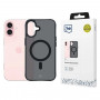 3mk Smoke MagCase MagSafella Apple iPhone 16 -puhelimelle (W-3SmoMaCa-AiP16-0), puoliläpinäkyvä