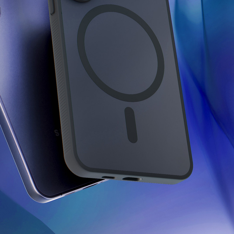3mk Smoke MagCase MagSafella Apple iPhone 16 -puhelimelle (W-3SmoMaCa-AiP16-0), puoliläpinäkyvä