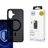 3mk COOLing MagCase Apple iPhone 16 -suojakotelo, musta
