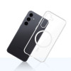 3mk Clear MagCase suojakotelo Samsung Galaxy S24+:lle, läpinäkyvä