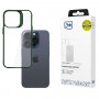 3MK Satin Armor Case+ Apple iPhone 15 Pro suojakotelo, vihreä