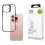 3MK Satin Armor Case+ -suojakotelo Apple iPhone 16 Pro -puhelimelle, violetti