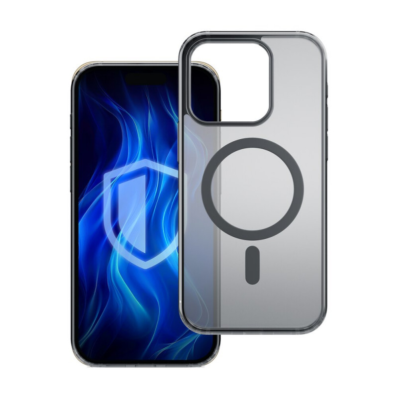 3MK Frosty MagCase -suojakotelo Apple iPhone 14 Pro Max -puhelimelle, musta