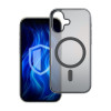 3MK Frosty MagCase -suojakotelo Apple iPhone 16 Plus -puhelimelle, musta
