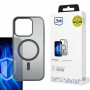 3MK Frosty MagCase -suojakotelo Apple iPhone 16 Pro -puhelimelle, musta