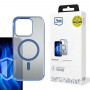 3MK Frosty MagCase -suojakotelo Apple iPhone 15 Pro Max -puhelimelle, sininen
