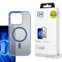 3MK Frosty MagCase MagSafe -suojakotelo Apple iPhone 16 Pro -puhelimelle, sininen