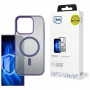 3MK Frosty MagCase MagSafe -älypuhelinkotelo Apple iPhone 13 Pro -puhelimelle, violetti