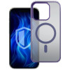 3MK Frosty MagCase MagSafe -älypuhelinkotelo Apple iPhone 13 Pro -puhelimelle, violetti