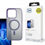 3MK Frosty MagCase MagSafe -älypuhelinkotelo Apple iPhone 15 Pro -puhelimelle, violetti