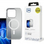3MK Frosty MagCase MagSafe -älypuhelinkotelo Apple iPhone 16 Pro Max:lle, valkoinen