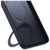 3MK Smoke Case Mag&Stand -suojakotelo Apple iPhone 16 Pro Max -puhelimelle, polykarbonaattia, musta