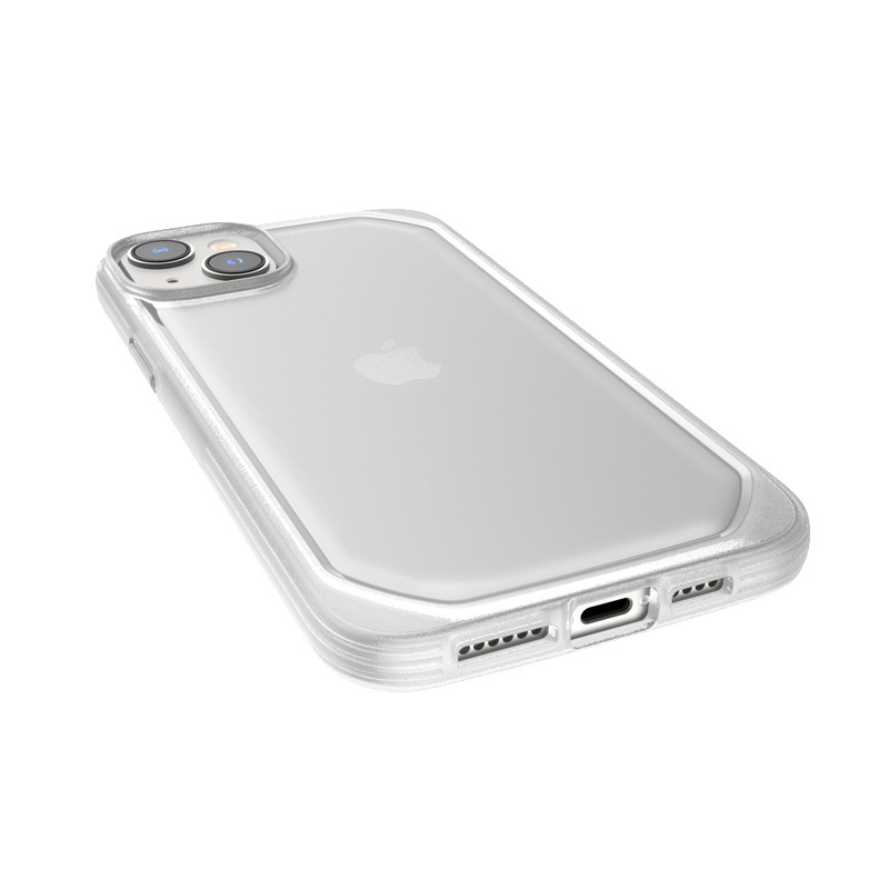 X-Doria Raptic Slim -suojakotelo Apple iPhone 14 Plus / 15 Plus -puhelimelle, kirkas