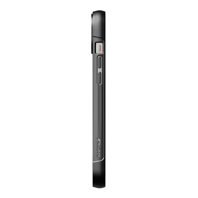 X-Doria Raptic Clutch MagSafe -suojakotelo Apple iPhone 14 Plus / 15 Plus -puhelimelle, musta