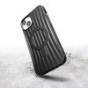 X-Doria Raptic Clutch MagSafe -suojakotelo Apple iPhone 14 Plus / 15 Plus -puhelimelle, musta