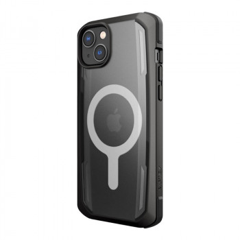 X-Doria Raptic Secure MagSafe -suojakotelo Apple iPhone 14 Plus / 15 Plus -puhelimelle, musta