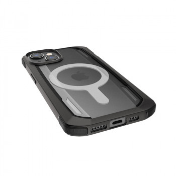 X-Doria Raptic Secure MagSafe -suojakotelo Apple iPhone 14 Plus / 15 Plus -puhelimelle, musta