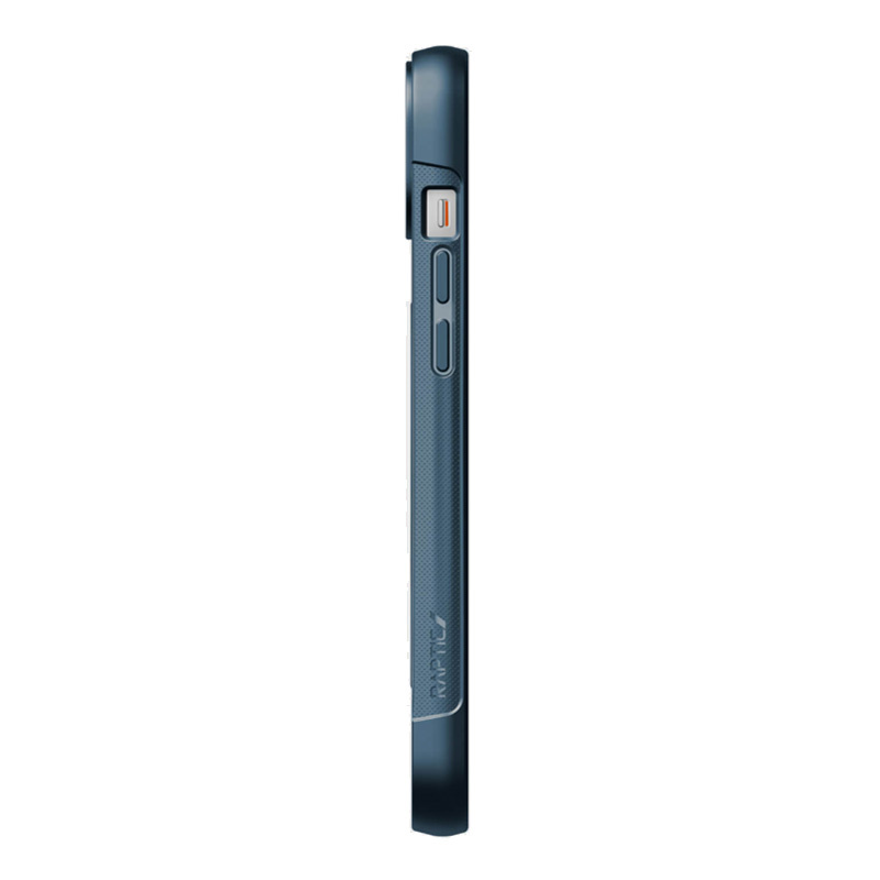 X-Doria Raptic Clutch MagSafe -suojakotelo Apple iPhone 14 Plus / 15 Plus -puhelimelle, merensininen