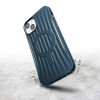 X-Doria Raptic Clutch MagSafe -suojakotelo Apple iPhone 14 Plus / 15 Plus -puhelimelle, merensininen