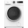 Midea MF110W80/W-PL Slim-pesukone, 8 kg, valkoinen/musta