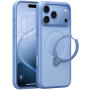 TORRAS Ostand Q3 Spin -suojakotelo Apple iPhone 18 Pro Max / 17 Pro Max -puhelimelle, MagSafe, sininen