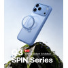 TORRAS Ostand Q3 Spin -suojakotelo Apple iPhone 18 Pro Max / 17 Pro Max -puhelimelle, MagSafe, sininen