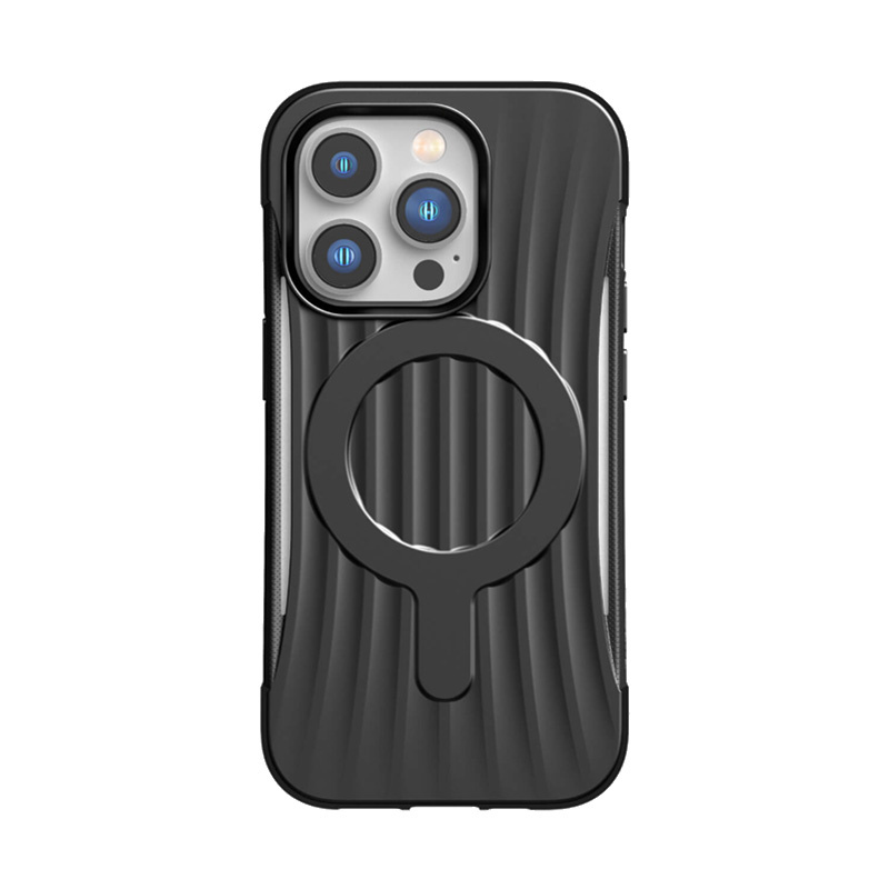 X-Doria Raptic Clutch MagSafe -suojakotelo Apple iPhone 14 Pro -puhelimelle, musta