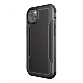 X-Doria Raptic Fort MagSafe -suojakotelo Apple iPhone 14 Plus / 15 Plus -puhelimelle, musta