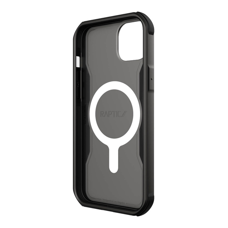 X-Doria Raptic Fort MagSafe -suojakotelo Apple iPhone 14 Plus / 15 Plus -puhelimelle, musta