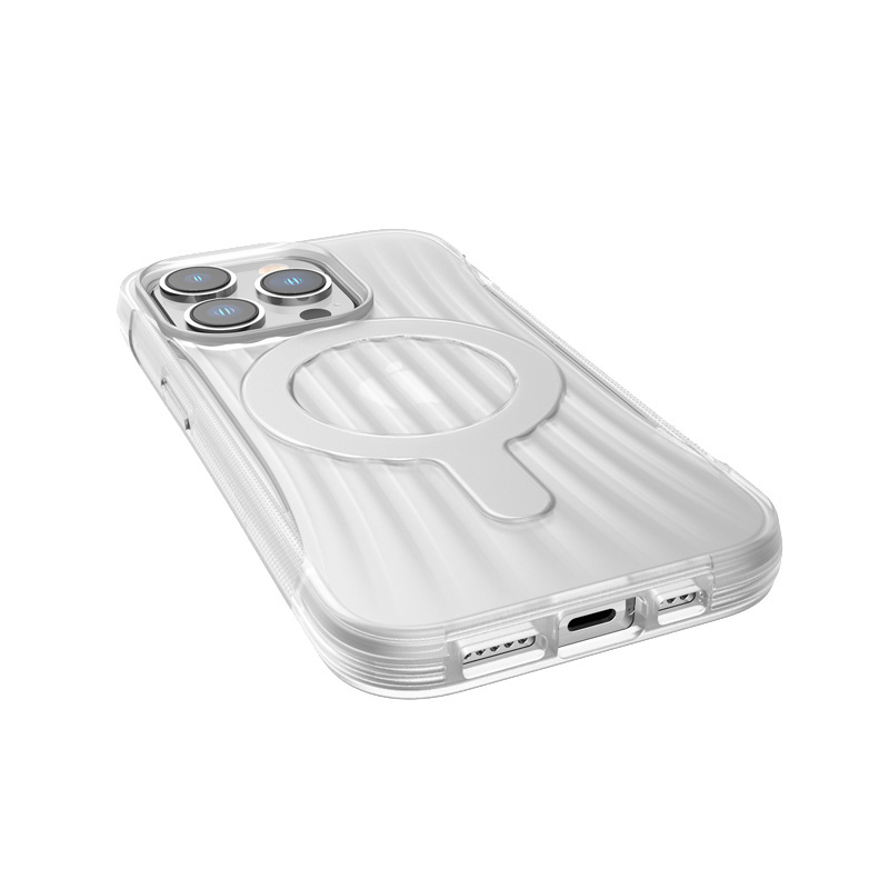 X-Doria Raptic Clutch MagSafe -suojakotelo Apple iPhone 14 Pro -puhelimelle, kirkas