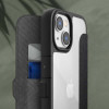 X-Doria Raptic Urban Folio -kotelo Apple iPhone 14 Plus / 15 Plus -puhelimelle, musta