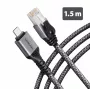 Goobay AXAGON ADE-CM15 USB-C Gigabit Ethernet -sovitin, jossa integroitu 1,5 m CAT6 -kaapeli, RJ-45