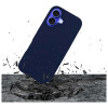 3MK Silicone Case suojakotelo Apple iPhone 16 Plus -puhelimelle, laivastonsininen