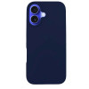 3MK Silicone Case suojakotelo Apple iPhone 16 Plus -puhelimelle, laivastonsininen