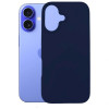 3MK Silicone Case suojakotelo Apple iPhone 16 Plus -puhelimelle, laivastonsininen