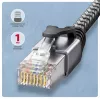 Goobay AXAGON ADE-CM50 USB-C Gigabit Ethernet -sovitin, jossa integroitu 5 m CAT6 -kaapeli, RJ-45