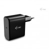 i-tec 100 W USB-C GaN-laturi, PD 3.0, 1x USB-C, musta