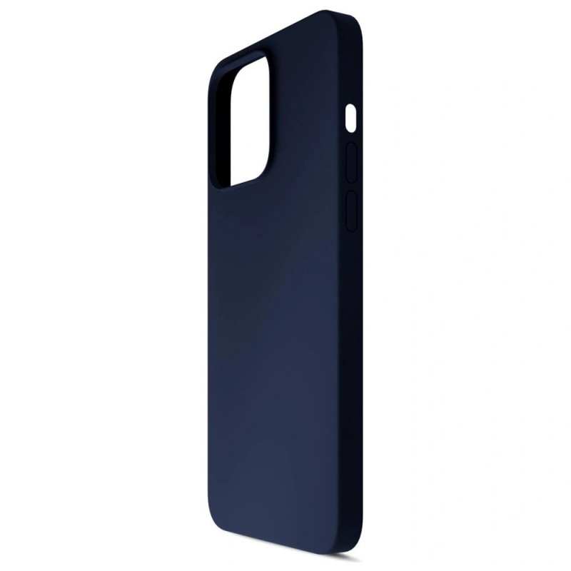 3MK Silicone Case suojakotelo Apple iPhone 16 Pro -puhelimelle, laivastonsininen