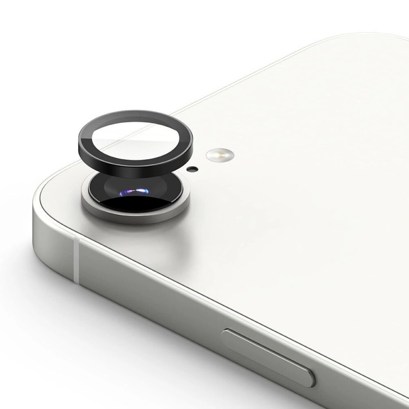 Ringke-kamerakehyksen suojus Apple iPhone 17e / 16e -puhelimelle, musta (2 kpl)