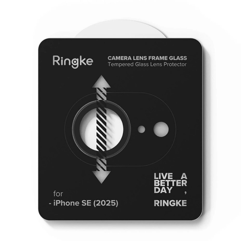 Ringke-kamerakehyksen suojus Apple iPhone 17e / 16e -puhelimelle, musta (2 kpl)