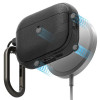 Ringke Onyx Magnetic MagSafe -suojakotelo Apple AirPods Pro 3 -kuulokkeille, musta