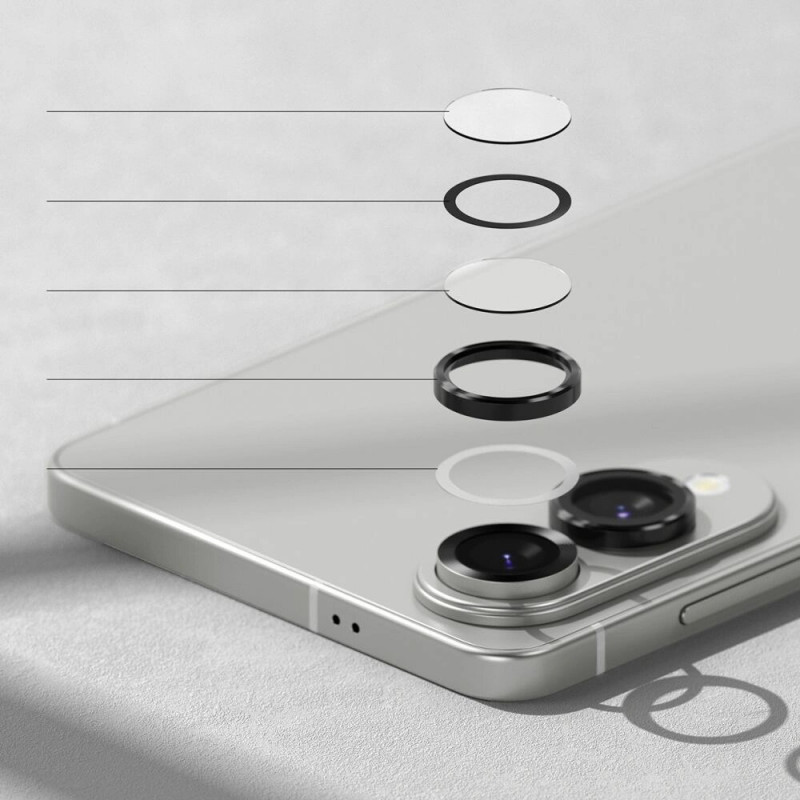 Ringke-kamerakehyksen suojus Samsung Galaxy S25 Edge -puhelimelle, musta