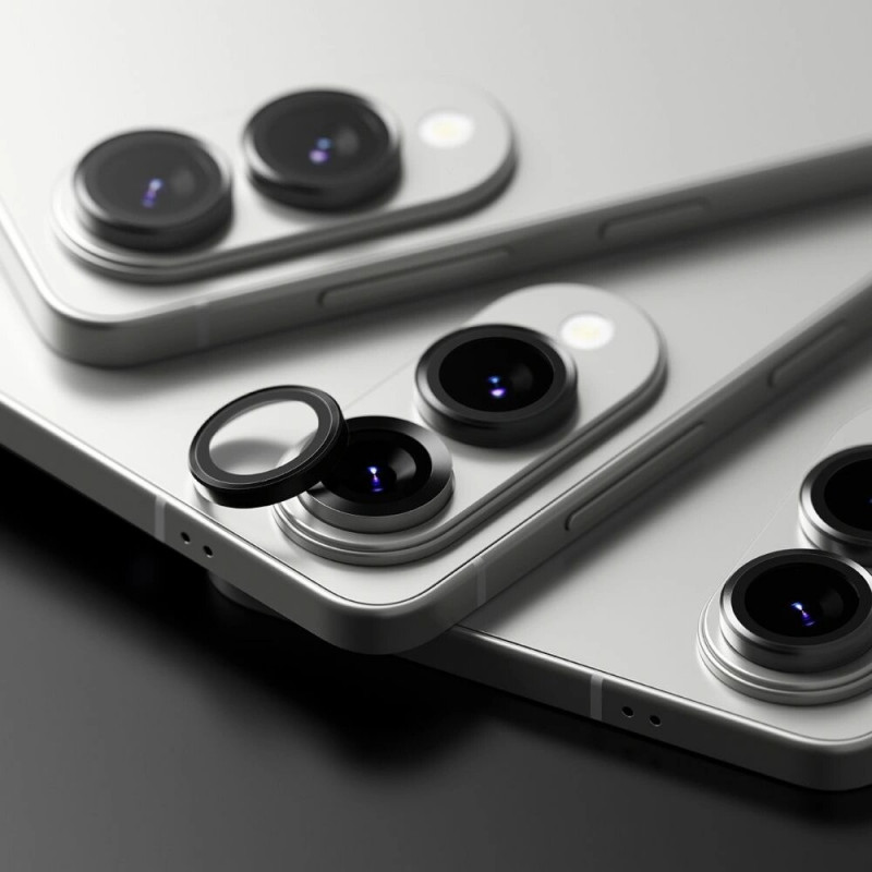 Ringke-kamerakehyksen suojus Samsung Galaxy S25 Edge -puhelimelle, musta
