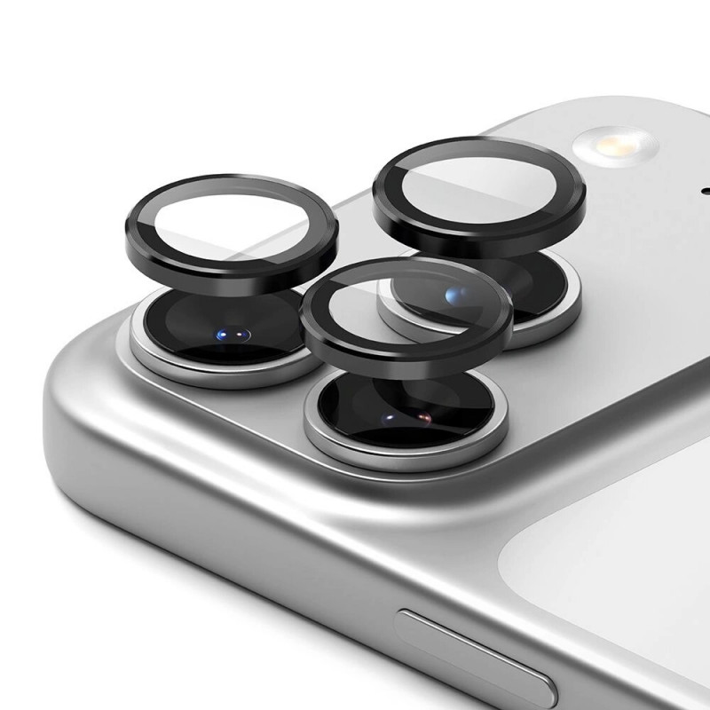 Ringke-kamerakehyksen suojus Apple iPhone 17 Pro / 17 Pro Max -puhelimelle, musta (2 kpl)