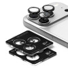 Ringke-kamerakehyksen suojus Apple iPhone 17 Pro / 17 Pro Max -puhelimelle, musta (2 kpl)