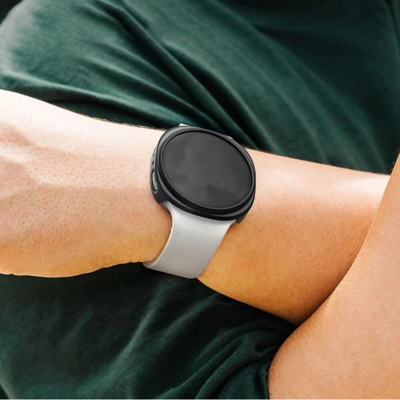Ringke Slim RGK11819 -kotelo Samsung Galaxy Watch 8 / 9 44 mm:lle, kirkas ja mattamusta (2 kpl)