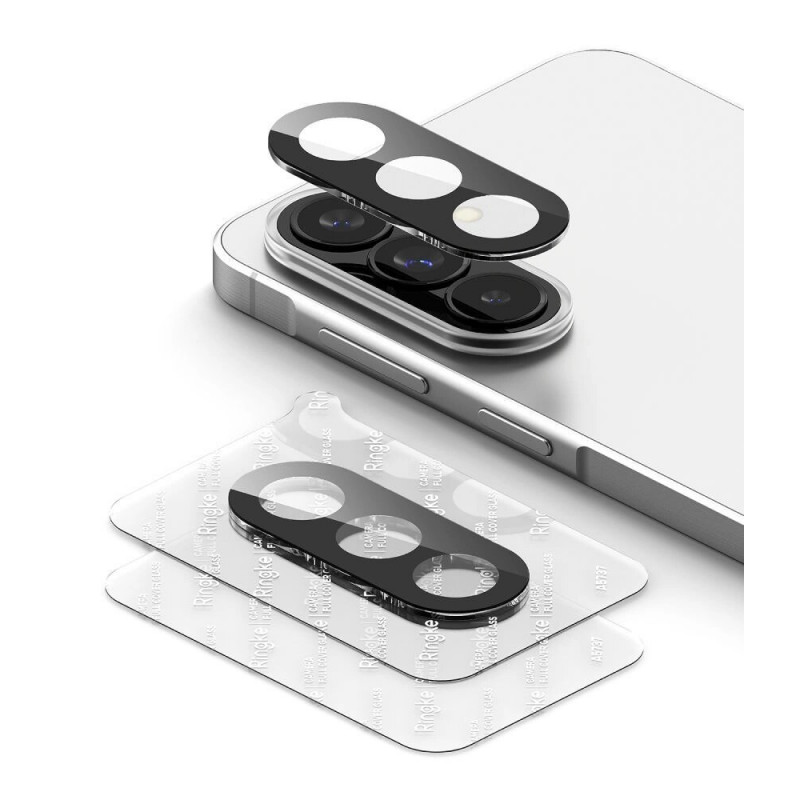 Ringke-kameran täyssuojus Samsung Galaxy A37 / A57 5G -puhelimelle, musta (2 kpl)